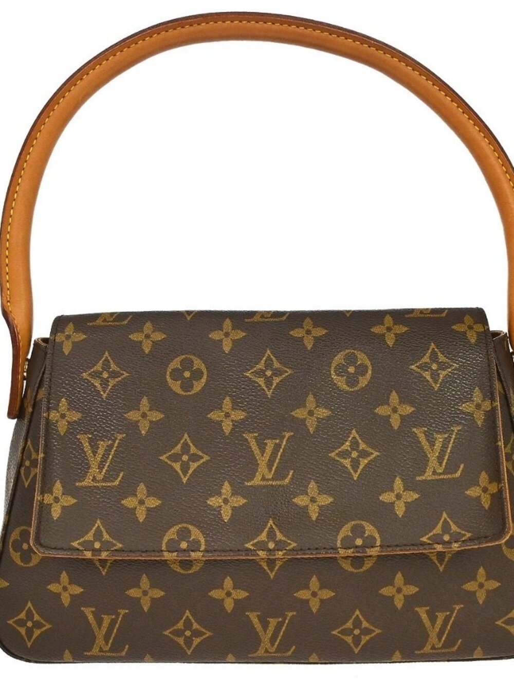 Best07 LOUIS VUITTON MONOGRAM MINI LOOPING HANDBAG M51147 MI0013 NQ11060